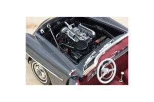 Mercedes 190 SL W121 Roadster Γκρι Norev 1:18 183402 Μέταλλο - εικόνα 7 από 8