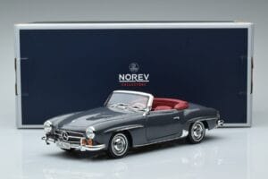 Mercedes 190 SL W121 Roadster Γκρι Norev 1:18 183402 Μέταλλο - εικόνα 8 από 8