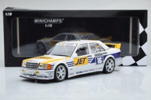 Mercedes 190E 2.5-16 W201 EVO 1 Jet #16 F. Biela Team Ms-Jet Racing DTM 1990 Minichamps 1:18 155903616 Μέταλλο - εικόνα 6 από 6
