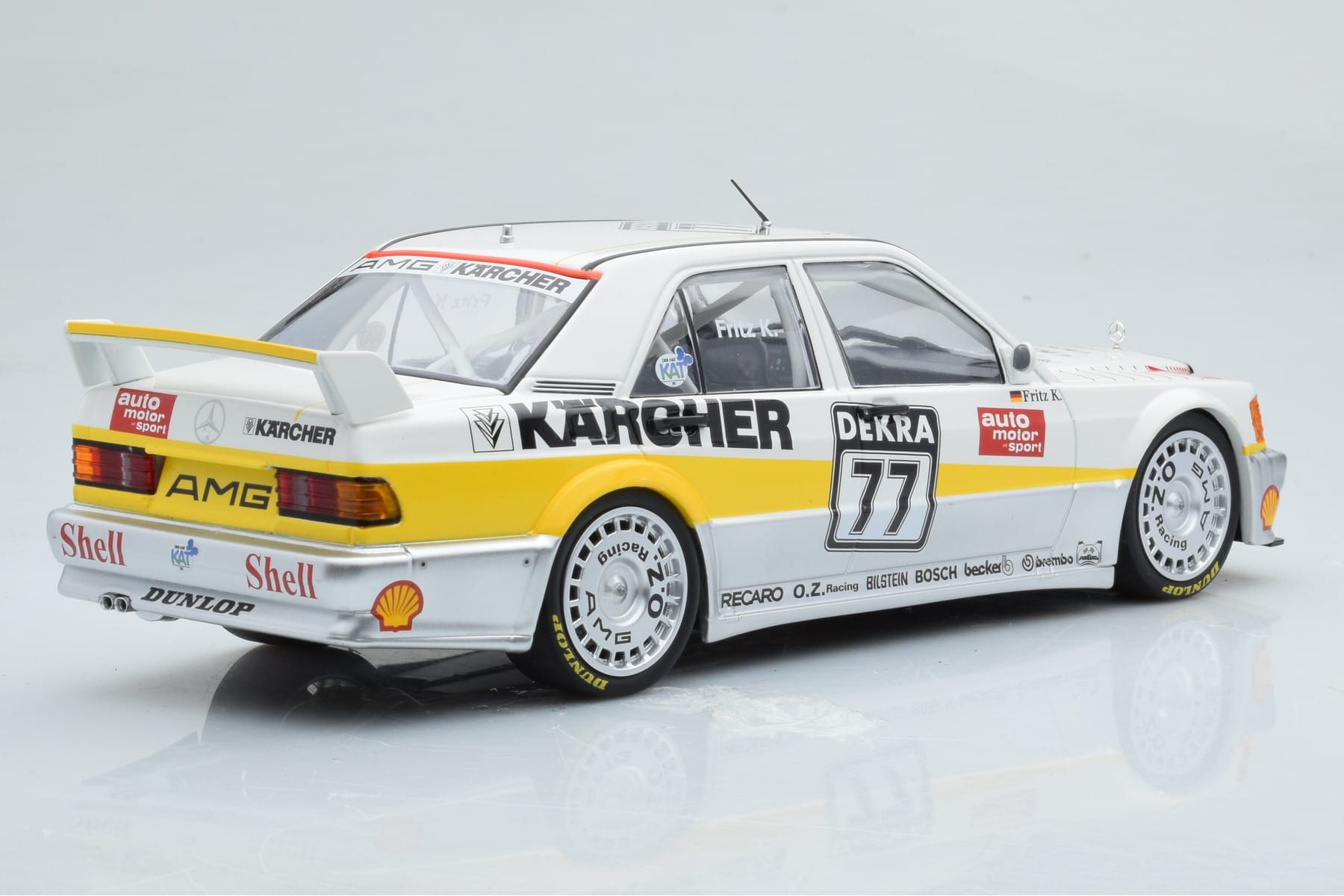Mercedes 190E 2.5-16 W201 EVO 1 Karcher #77 F. Kreutzpointer Team AMG-Mercedes DTM 1990 Minichamps 1:18 155903677 Μέταλλο - εικόνα 2 από 6