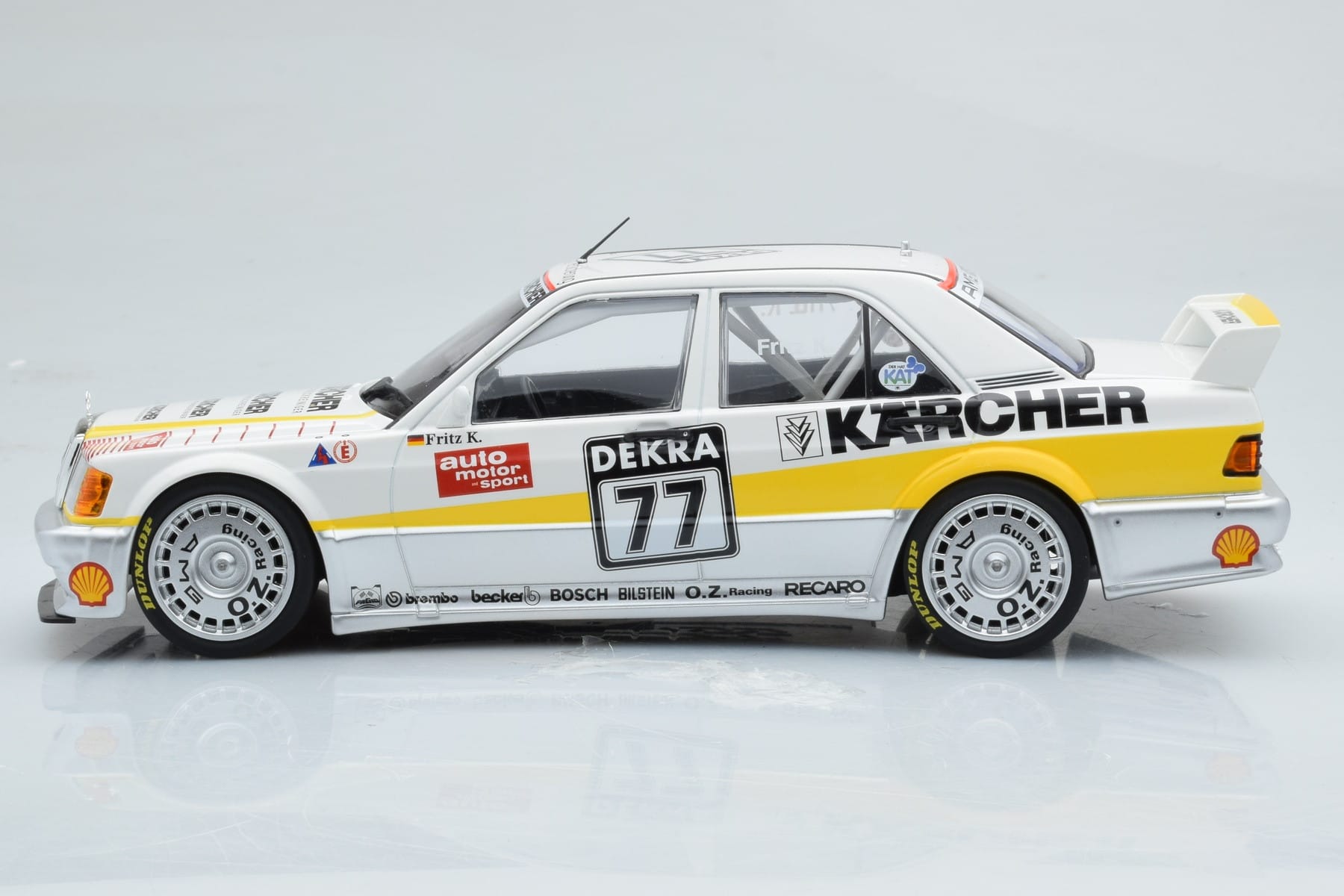 Mercedes 190E 2.5-16 W201 EVO 1 Karcher #77 F. Kreutzpointer Team AMG-Mercedes DTM 1990 Minichamps 1:18 155903677 Μέταλλο - εικόνα 3 από 6