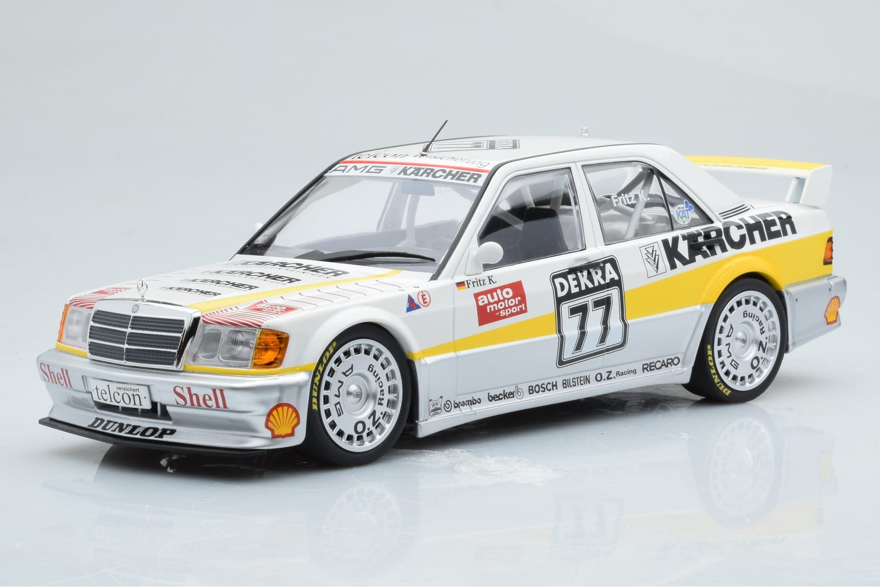 Mercedes 190E 2.5-16 W201 EVO 1 Karcher #77 F. Kreutzpointer Team AMG-Mercedes DTM 1990 Minichamps 1:18 155903677 Μέταλλο