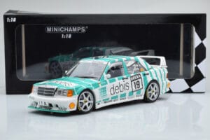 Mercedes 190E 2.5-16 W201 EVO 2 Debis #19 R. Asch Team Zackspeed DTM 1991 Minichamps 1:18 155913619 Μέταλλο - εικόνα 6 από 6