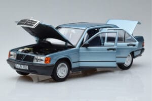 Mercedes 190E W201 Ανοιχτό Μπλε Norev 1:18 183828 Μέταλλο - εικόνα 2 από 7
