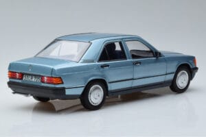 Mercedes 190E W201 Ανοιχτό Μπλε Norev 1:18 183828 Μέταλλο - εικόνα 3 από 7