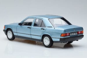 Mercedes 190E W201 Ανοιχτό Μπλε Norev 1:18 183828 Μέταλλο - εικόνα 6 από 7