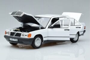 Mercedes 190 E W201 Λευκό Norev 1:18 183820 Μέταλλο - εικόνα 2 από 7