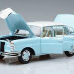 Mercedes 220 S W111 Μπλε Norev 1:18 183920 Μέταλλο - image 2 of 7