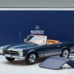 Mercedes 230 SL W113 Pagoda Μπλε Περιορισμένη Έκδοση Norev 1:18 183767 Μέταλλο - image 8 of 8
