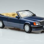 Mercedes 300 CE-24 A124 Καμπριολέ Nautical Μπλε Περιορισμένη Έκδοση Norev 1:18 183879 Μέταλλο - image 5 of 7