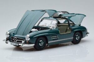Mercedes 300 SL W198 Gullwing Πράσινο Norev 1:18 183851 Μέταλλο - εικόνα 2 από 7
