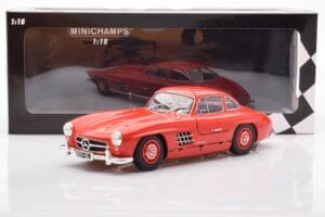 Mercedes 300 SL W198 Gullwing Κόκκινο Minichamps 1:18 110037211 Μέταλλο - εικόνα 8 από 8
