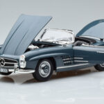 Mercedes 300 SL W198 Roadster Μπλε Norev 1:18 - image 2 of 9