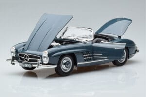 Mercedes 300 SL W198 Roadster Μπλε Norev 1:18 B66040668 Μέταλλο - εικόνα 2 από 9