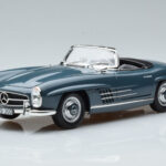 Mercedes 300 SL W198 Roadster Μπλε Norev 1:18