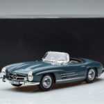 Mercedes 300 SL W198 Roadster Μπλε Norev 1:18 - image 9 of 9
