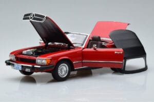 Mercedes 450 SL R107 Έκδοση US Κόκκινο Norev 1:18 183729 Μέταλλο - εικόνα 2 από 8