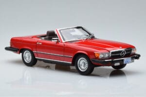 Mercedes 450 SL R107 Έκδοση US Κόκκινο Norev 1:18 183729 Μέταλλο - εικόνα 6 από 8