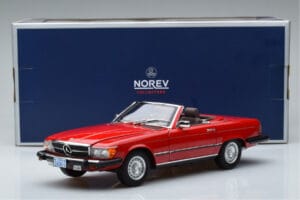 Mercedes 450 SL R107 Έκδοση US Κόκκινο Norev 1:18 183729 Μέταλλο - εικόνα 8 από 8