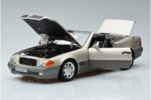 Mercedes 500 SL R129 Smoke Ασημί Norev 1:18 183719 Μέταλλο - εικόνα 2 από 7
