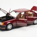 Mercedes 500E W124 Κόκκινο Metallic Έκδοση Αντιπροσώπου Norev 1:18 B66040699 - image 2 of 8