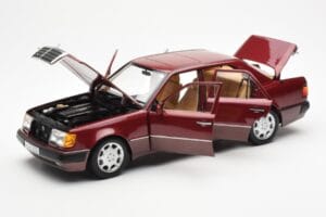 Mercedes 500E W124 Κόκκινο Metallic Έκδοση Αντιπροσώπου Norev 1:18 B66040699 Μέταλλο - εικόνα 2 από 8
