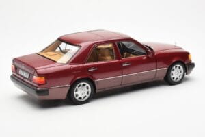 Mercedes 500E W124 Κόκκινο Metallic Έκδοση Αντιπροσώπου Norev 1:18 B66040699 Μέταλλο - εικόνα 3 από 8