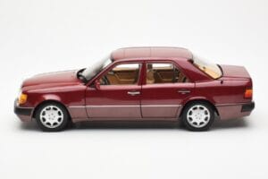 Mercedes 500E W124 Κόκκινο Metallic Έκδοση Αντιπροσώπου Norev 1:18 B66040699 Μέταλλο - εικόνα 4 από 8