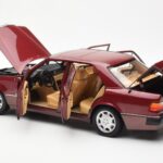 Mercedes 500E W124 Κόκκινο Metallic Έκδοση Αντιπροσώπου Norev 1:18 B66040699 - image 5 of 8
