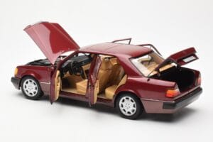 Mercedes 500E W124 Κόκκινο Metallic Έκδοση Αντιπροσώπου Norev 1:18 B66040699 Μέταλλο - εικόνα 5 από 8