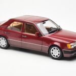 Mercedes 500E W124 Κόκκινο Metallic Έκδοση Αντιπροσώπου Norev 1:18 B66040699 - image 6 of 8