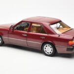 Mercedes 500E W124 Κόκκινο Metallic Έκδοση Αντιπροσώπου Norev 1:18 B66040699 - image 7 of 8