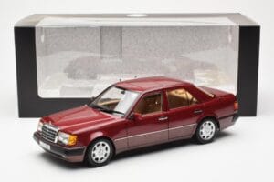 Mercedes 500E W124 Κόκκινο Metallic Έκδοση Αντιπροσώπου Norev 1:18 B66040699 Μέταλλο - εικόνα 8 από 8