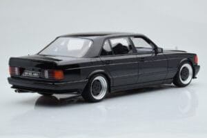 Mercedes 560 SEL AMG W126 Obsidian Μαύρο Otto 1:18 OT297 Ρητίνη - εικόνα 2 από 6