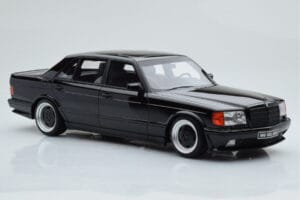 Mercedes 560 SEL AMG W126 Obsidian Μαύρο Otto 1:18 OT297 Ρητίνη - εικόνα 4 από 6