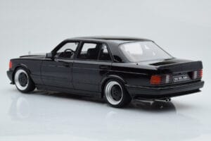 Mercedes 560 SEL AMG W126 Obsidian Μαύρο Otto 1:18 OT297 Ρητίνη - εικόνα 5 από 6