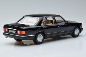 Mercedes 560 SEL W126 Μαύρο Norev 1:18 183793 Μέταλλο - εικόνα 3 από 7