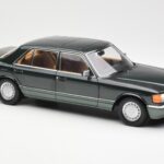 Mercedes 560 SEL W126 Night Πράσινο Μεταλλικό Dealer Edition Norev 1:18 B66040626 - image 6 of 8