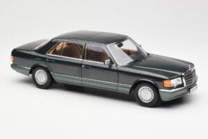 Mercedes 560 SEL W126 Night Πράσινο Μεταλλικό Dealer Edition Norev 1:18 B66040626 Μέταλλο - εικόνα 6 από 8