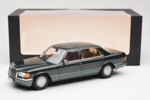 Mercedes 560 SEL W126 Night Πράσινο Μεταλλικό Dealer Edition Norev 1:18 B66040626 Μέταλλο - εικόνα 8 από 8