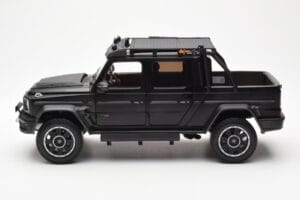 Mercedes Brabus G800 W463 Adventure XLP Night Μαύρο Magno Almost Real 1:18 860525 Μέταλλο - εικόνα 4 από 8