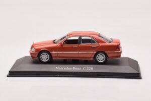 Mercedes C-Class W202 C220 Πορτοκαλί Μεταλλικό Dealer Edition Minichamps 1:43