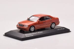 Mercedes C-Class W202 C240 Πορτοκαλί Μεταλλικό Minichamps 1:43 430037000 Μέταλλο - εικόνα 2 από 4