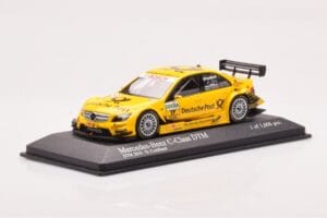 Mercedes C-Class W204 DTM Deutsche Post AMG Mercedes #17 D. Coulthard DTM 2010 Minichamps 1:43 400103817 Μέταλλο - εικόνα 2 από 4