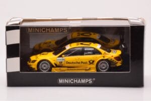 Mercedes C-Class W204 DTM Deutsche Post AMG Mercedes #17 D. Coulthard DTM 2010 Minichamps 1:43 400103817 Μέταλλο - εικόνα 4 από 4