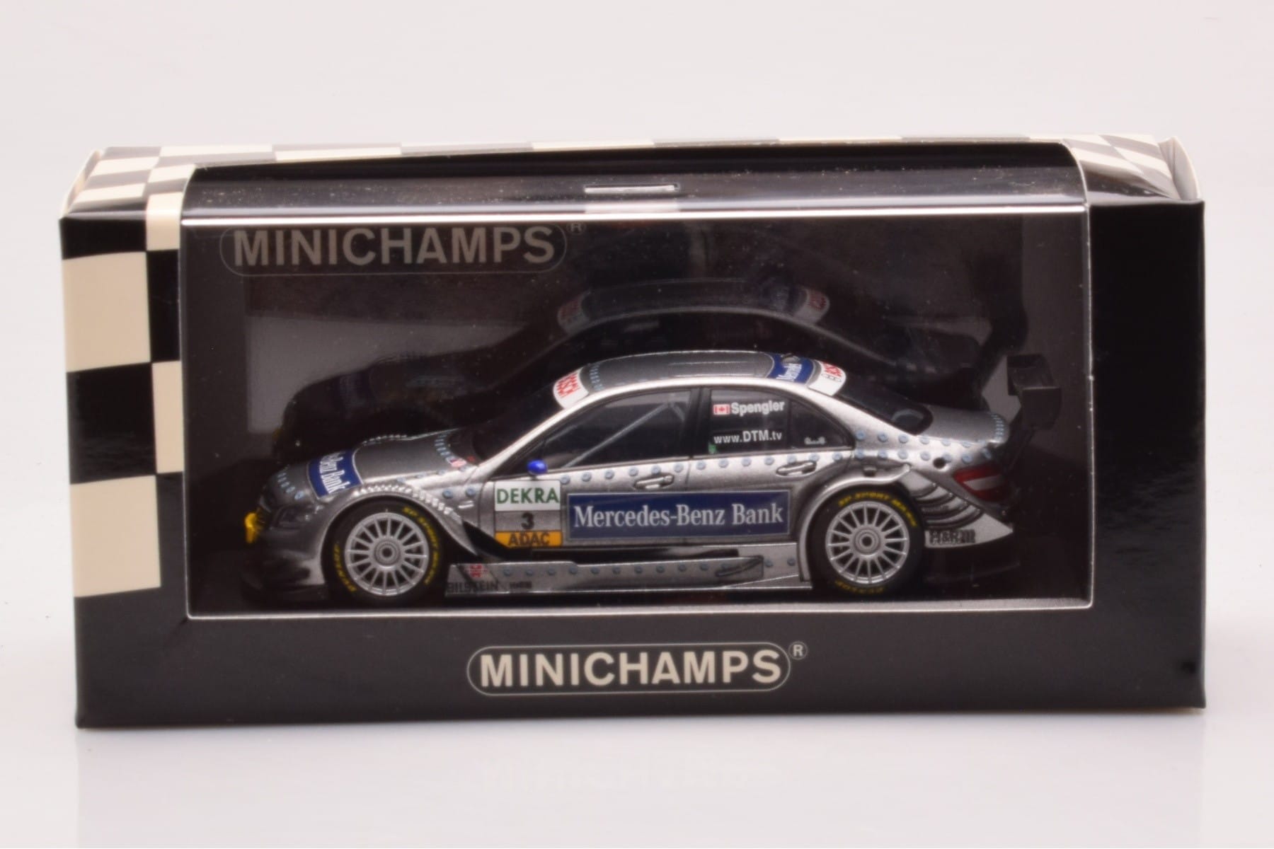 Mercedes C-Class W204 DTM Team AMG Mercedes #3 B. Spengler DTM 2008 Minichamps 1:43 400083803 Μέταλλο - εικόνα 4 από 4