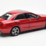 Mercedes C-Class W205 Κόκκινο Μεταλλικό Asia Exclusive Norev 1:18 - image 3 of 8