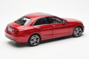 Mercedes C-Class W205 Κόκκινο Μεταλλικό Asia Exclusive Norev 1:18 183835 Μέταλλο - εικόνα 3 από 8
