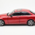 Mercedes C-Class W205 Κόκκινο Μεταλλικό Asia Exclusive Norev 1:18 - image 4 of 8