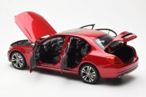 Mercedes C-Class W205 Κόκκινο Μεταλλικό Asia Exclusive Norev 1:18 183835 Μέταλλο - εικόνα 5 από 8